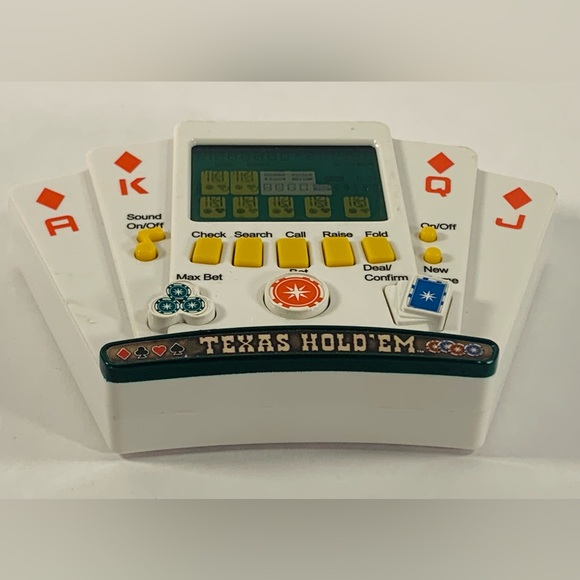 MGA Texas Hold Em Poker Handheld Electronic Game NEW BATTERIES- TESTED - Picture 2 of 9